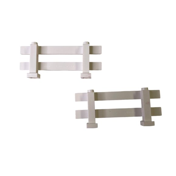 Lego Duplo White Ranch Fence White Model 31021 Replacement Farm Part Set 2 u - Picture 6 of 6